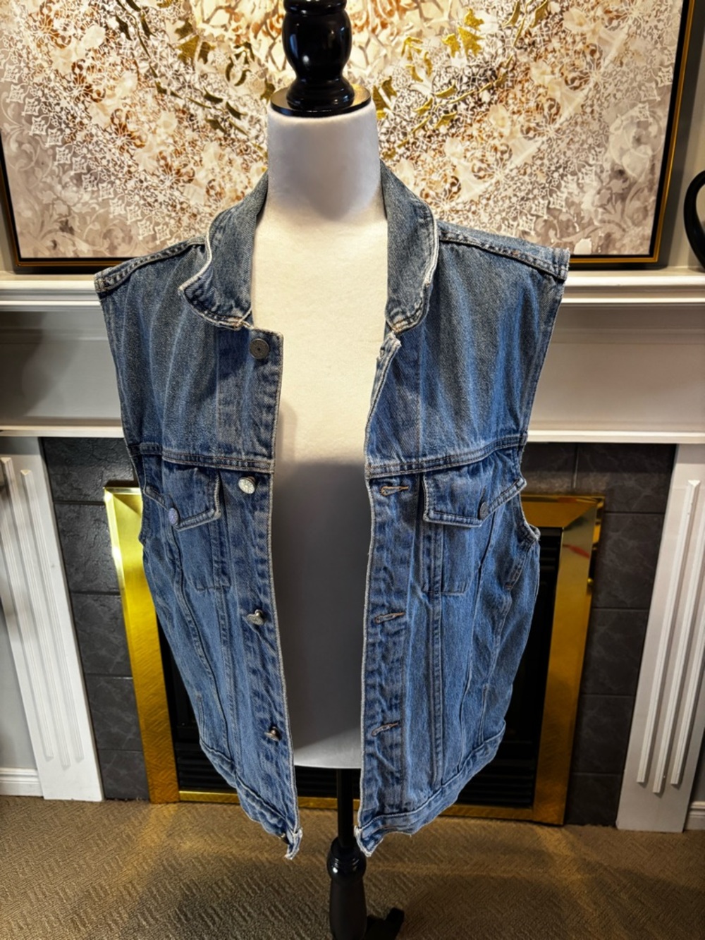 Roots Denim Vest unisex large/XL  vintage